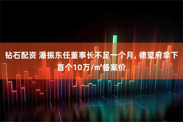 钻石配资 潘振东任董事长不足一个月, 德望府拿下首个10万/㎡备案价
